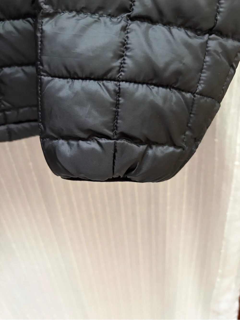 The North Face Mens Black ThermoBall Eco Quilted Full Zip Jacket Small S